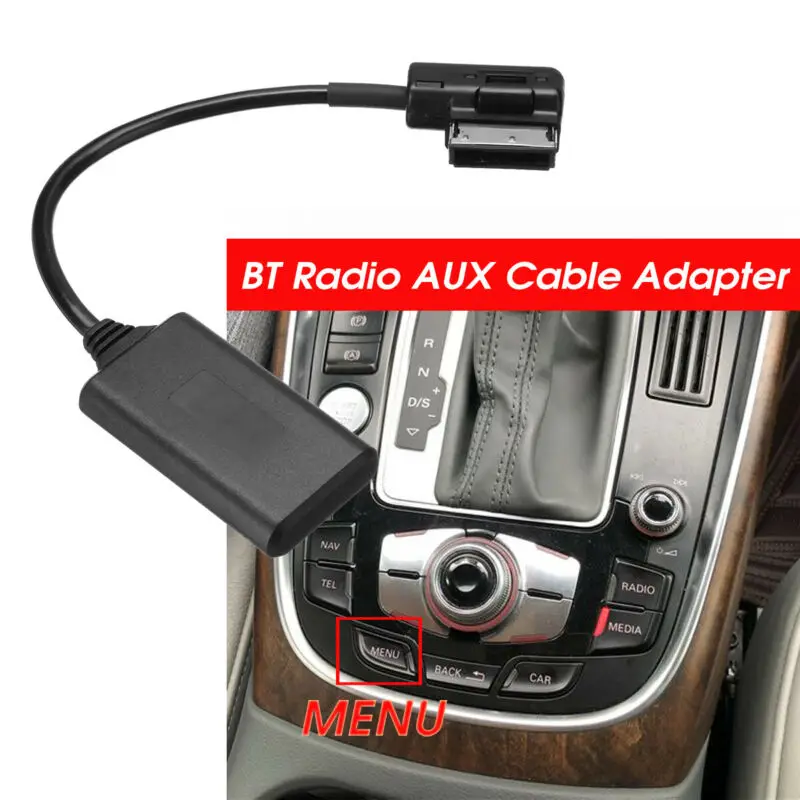 Bluetooth аудио линия для AUDI AMI MMI адаптер AUX кабель автомобиля Audi A4L A5 A6L A8 Q5 Q7 2009