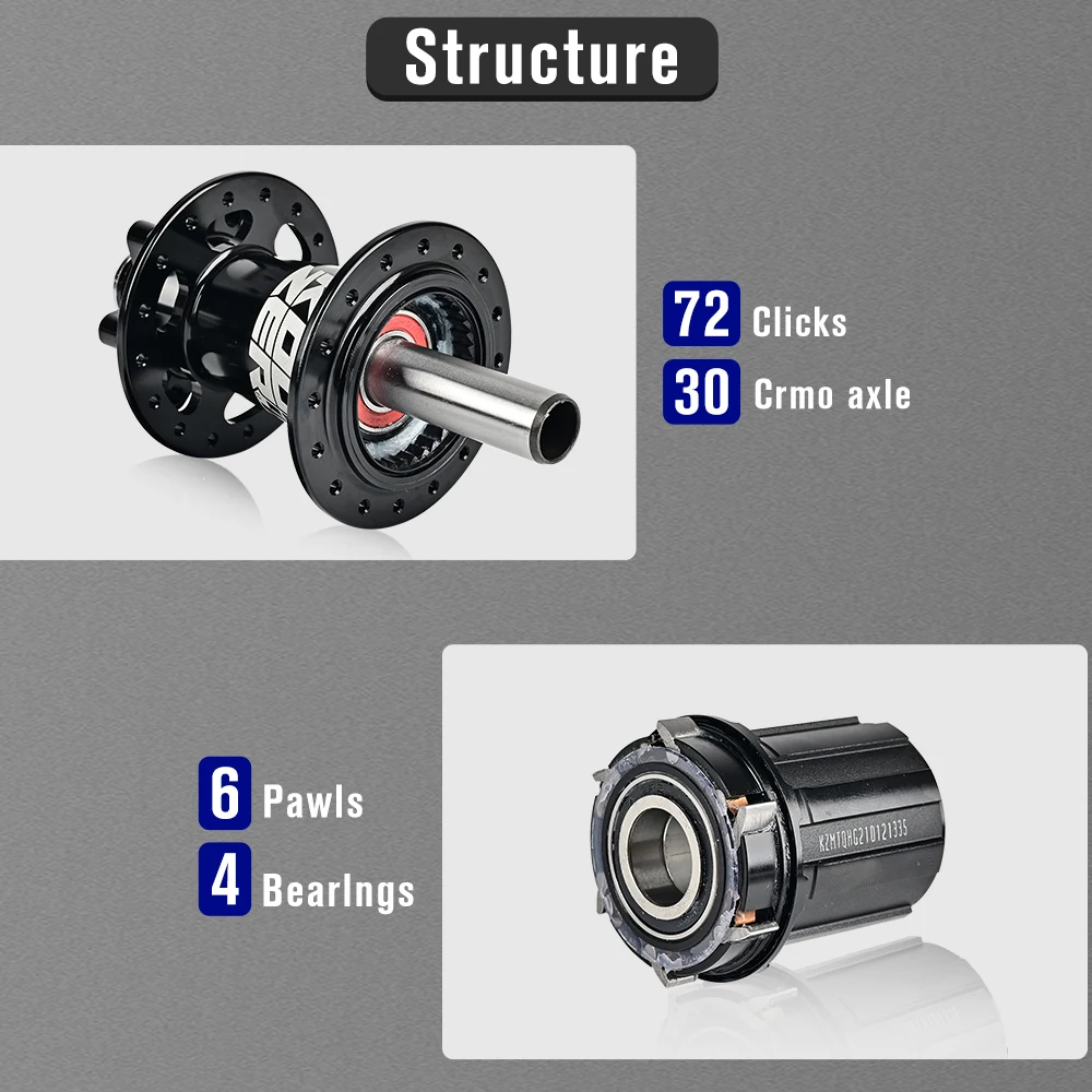 Дешево Koozer XM490 PRO Hub 4 подшипника MTB горный велосипед концентратор передний задний 32 отверстия дисковый тормоз велосипедный концентратор HG 8 9 10 11 12 13 ...