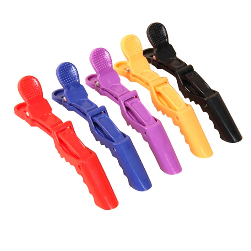 

6Pcs Hairdressing Tools Crocodile Hair Clips Claw Clamp Clips Salon Supplies EY669