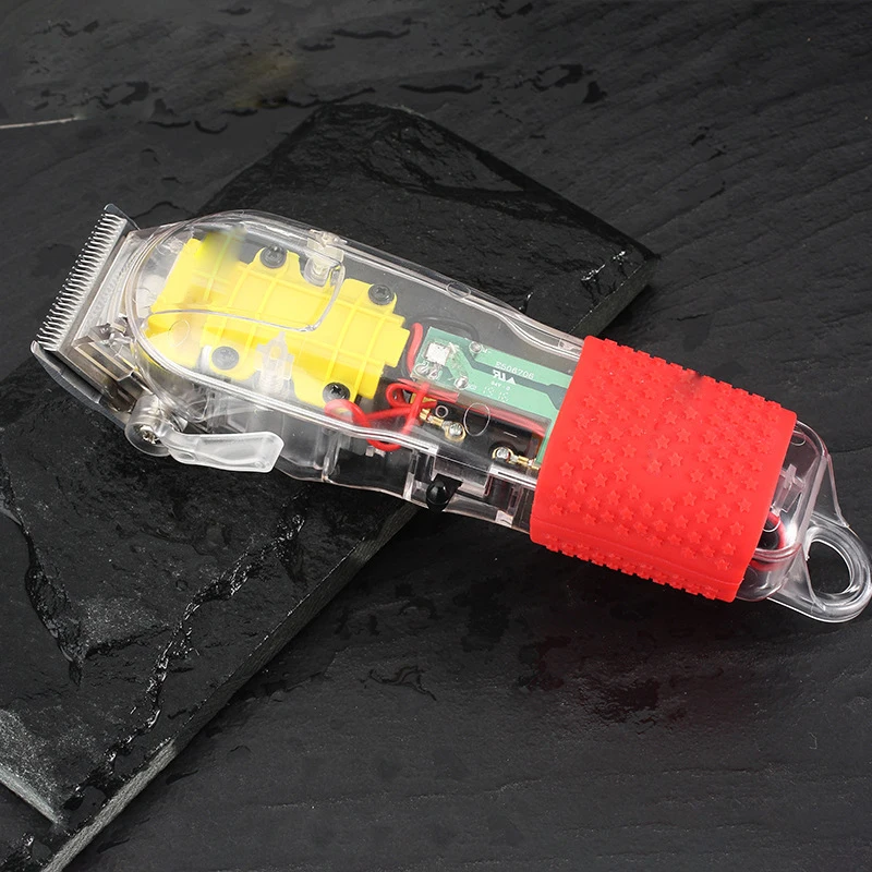 Электрическая машинка для стрижки волос прозрачный Профессиональный