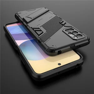 for xiaomi redmi note 10 5g case cover shockproof bumper bracket stand holder camera protect armor phone case redmi note 10 5g free global shipping