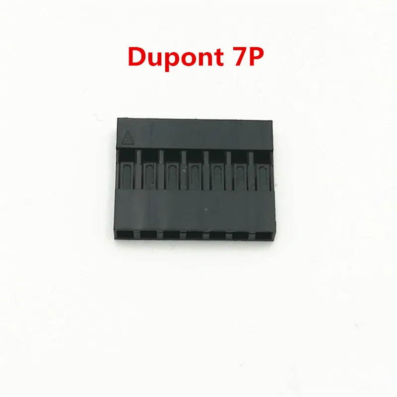 7PIN Housing 50pcs 50 шт. 2,54 мм Dupont разъем мужской/женский кабель штекер 2/3/4/5 Pin Электрический контактный заголовок Перемычка Корпус разъем провода комплект - Цвет: 7PIN Housing 50pcs