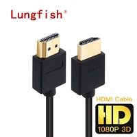lungfishhdmi compatible cable hd 1080p 3d gold plated for tv switch projector laptop office video cable