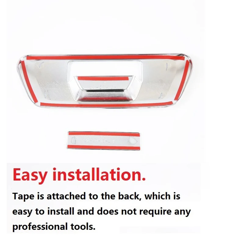 Накладка на заднюю ручку багажника для Nissan Navara NP300 ST 2014-2020 аксессуары украшения