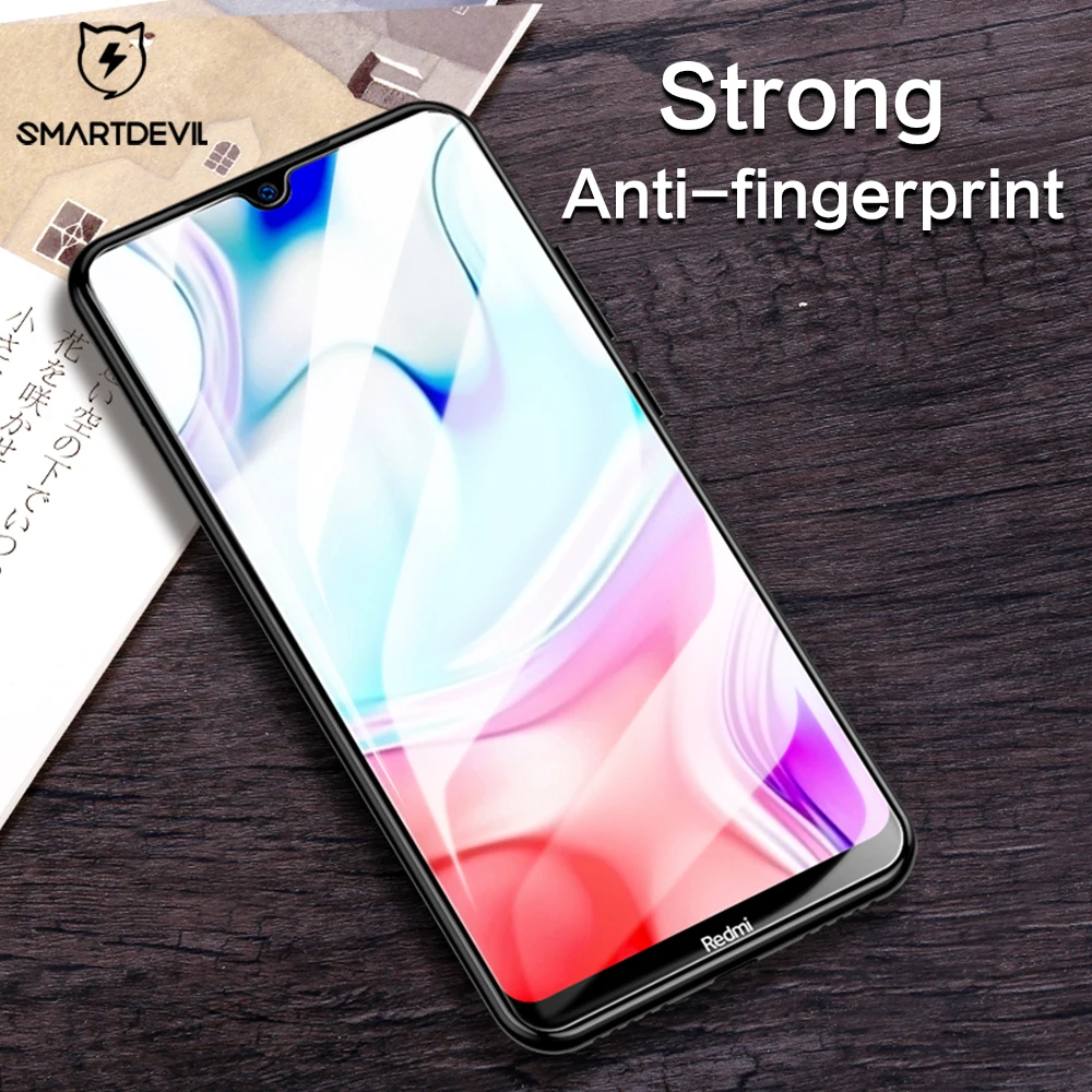 Закаленное стекло SmartDevil для Redmi 8A Защита экрана 8 полное покрытие