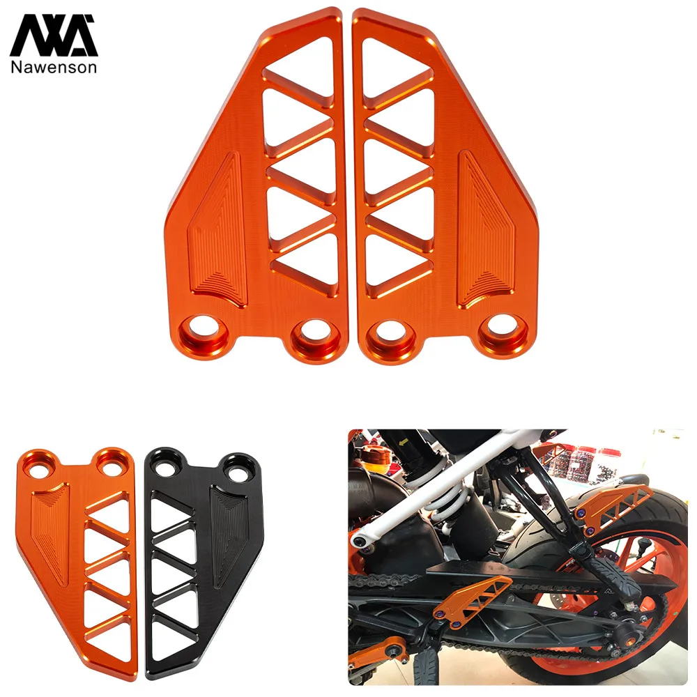 

Новейшие алюминиевые задние колышки для мотоцикла CNC 1 пара для аксессуаров Duke 250/390 2017-2019