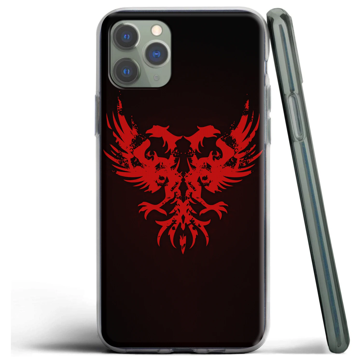 Силиконовый чехол для Apple iPhone 12 Mini 11 Pro SE XS X XR Max 8 7 6S 6 Plus 5S с албанским флагом и орлом