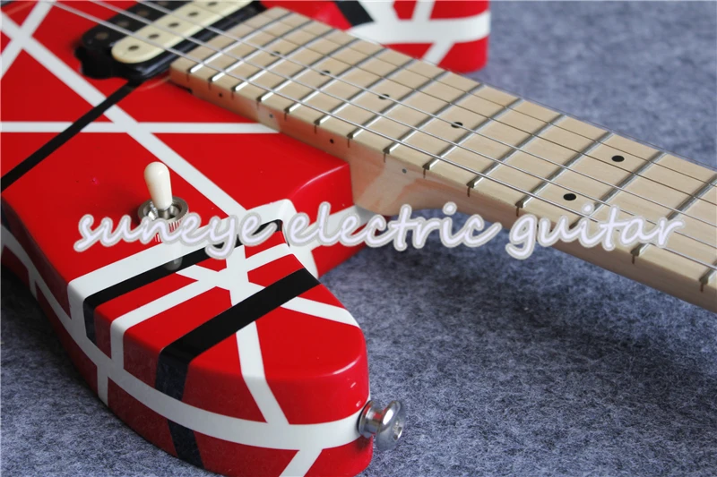 Custom Shop Левша гитара электрическая Вольфганг EVH стиль электрогитара китайская