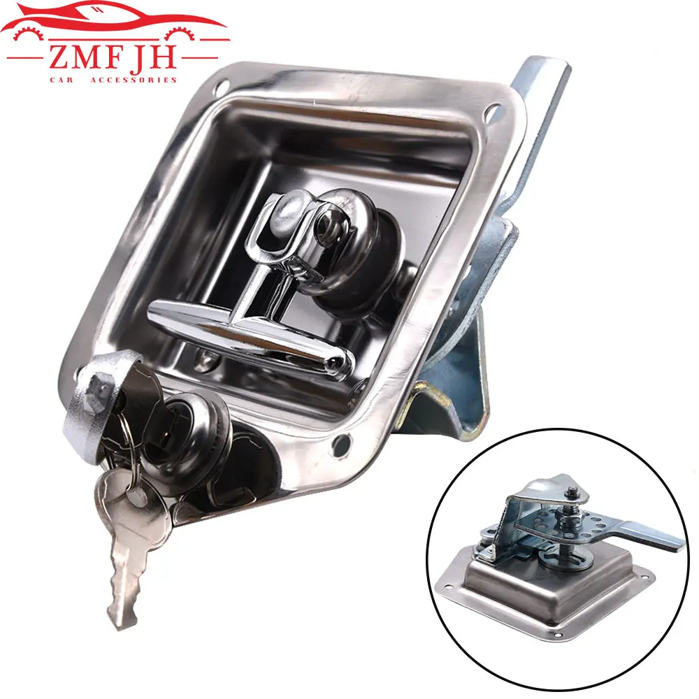 

1PCS RV Yacht Door Lock Door Lock Latch Stainless Steel Toolbox / T-toolbox Lock Panel Door Locks Caravan Accessories Lock