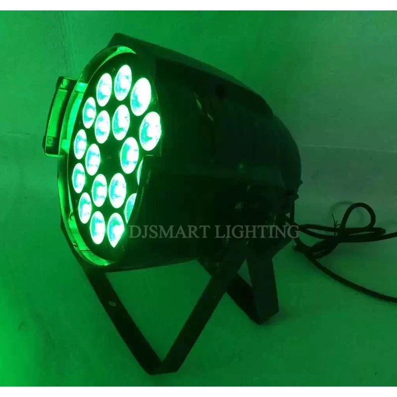 4 шт./лот 18x18 Вт RGBWA UV 6-в-1 светодиодный прожектор Par для помещений DMX512 сценический