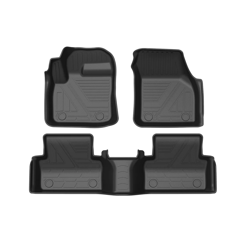

MUCHKEY TPE Car Floor Mats For Jaguar E-PACE 2018-2019 F-PACE 2016-2020 I-PACE 2018-2019 （5-seat）