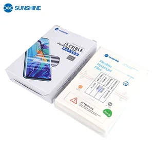 ss 057 ss 057p sunshine flexible hydrogel film for ss 890c machine cutting front screen protector film for iphone ipad huawei free global shipping