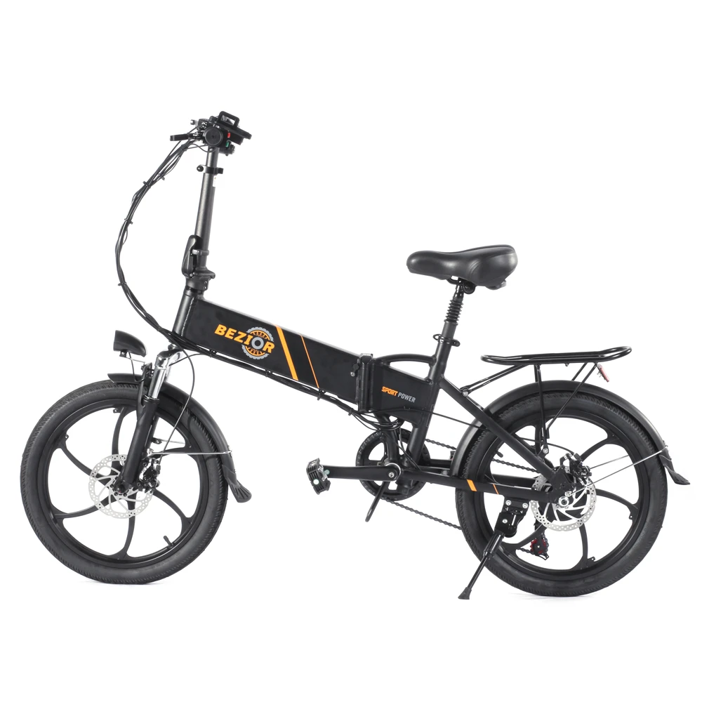 

EU Warehouse M20 Remote Control Electric E Bike 350W 35km/h EBike Folding Moped Bike Electric Bicycle with Removable Battery