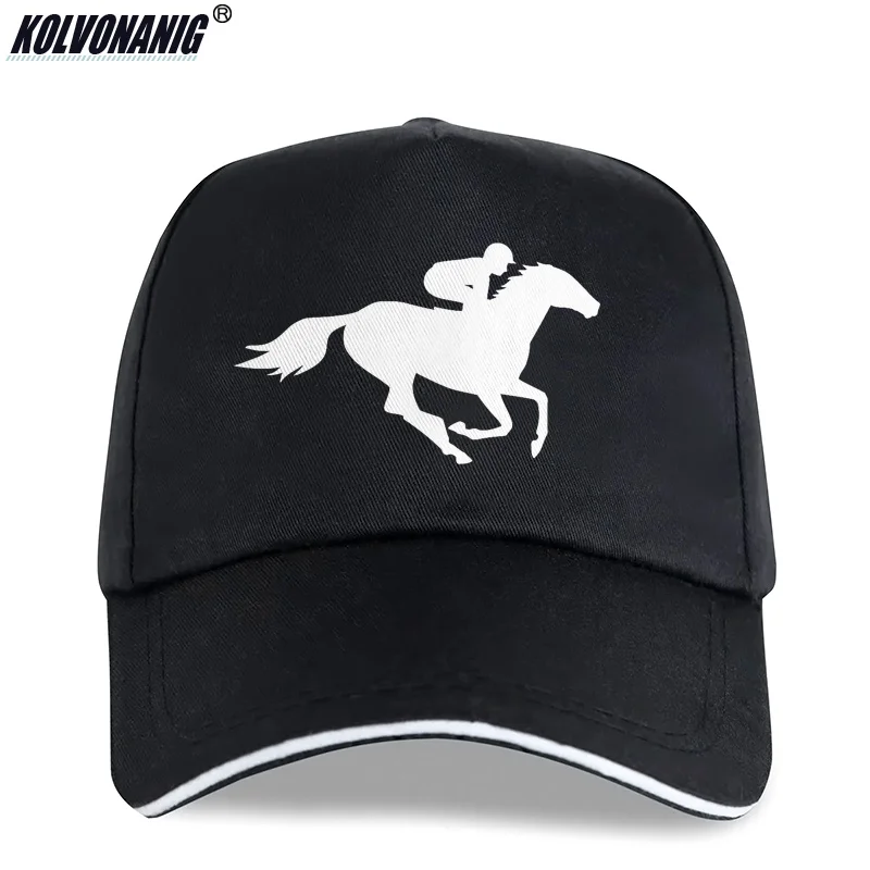 

2021 Summer Hot Sale Fashion Horse Riding Race Animal Printed Cotton Baseball Cap for Men Snapback Adjustable Unisex Sun-Hat