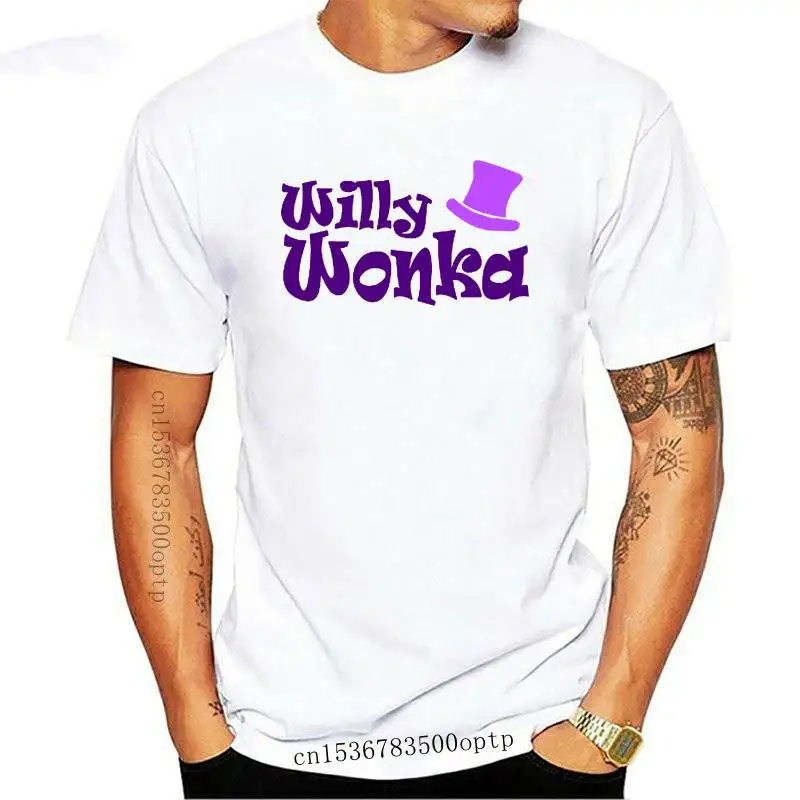 

Men T Shirt Willy Wonka Yellow Shirt Tshirts Women T-Shirt