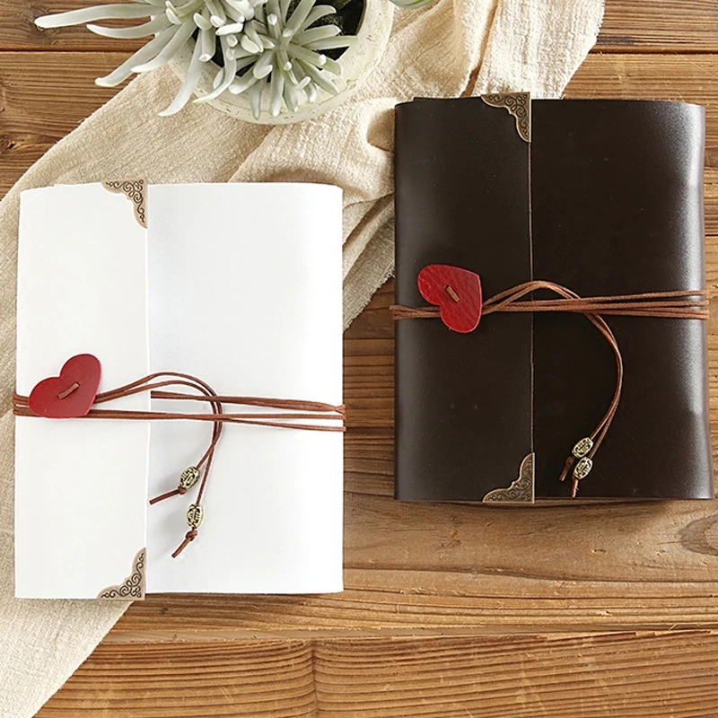 DIY Scrapbook Photo Album Vintage PU Leather Photoalbum 30Pages Wedding Travel Valentine Birthday Xmas Gifts | Дом и сад