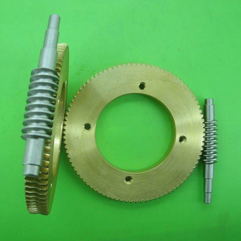 Stainless Steel Worm Tin Bronze Gear Wear 1:90 Reduction Ratio Large | Обустройство дома