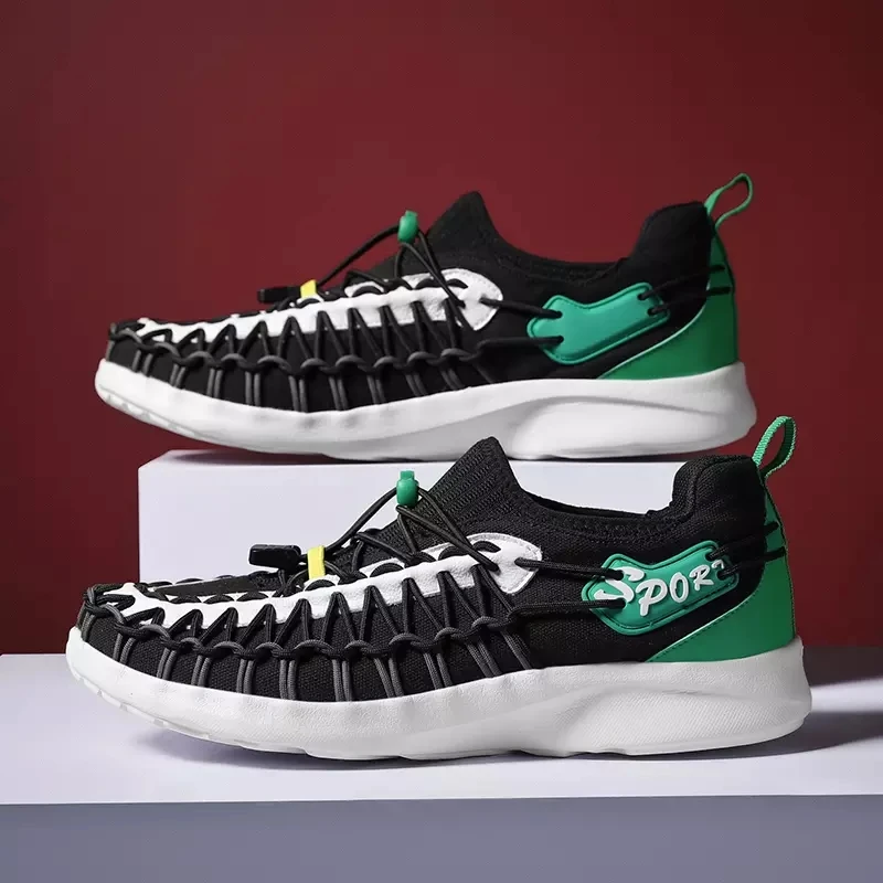

2021 Hand Woven Men's Casual Shoes Breathable Men Sneakers Outdoor Sports Shoes Running Shoes Zapatillas Hombre Scarpe Uomo