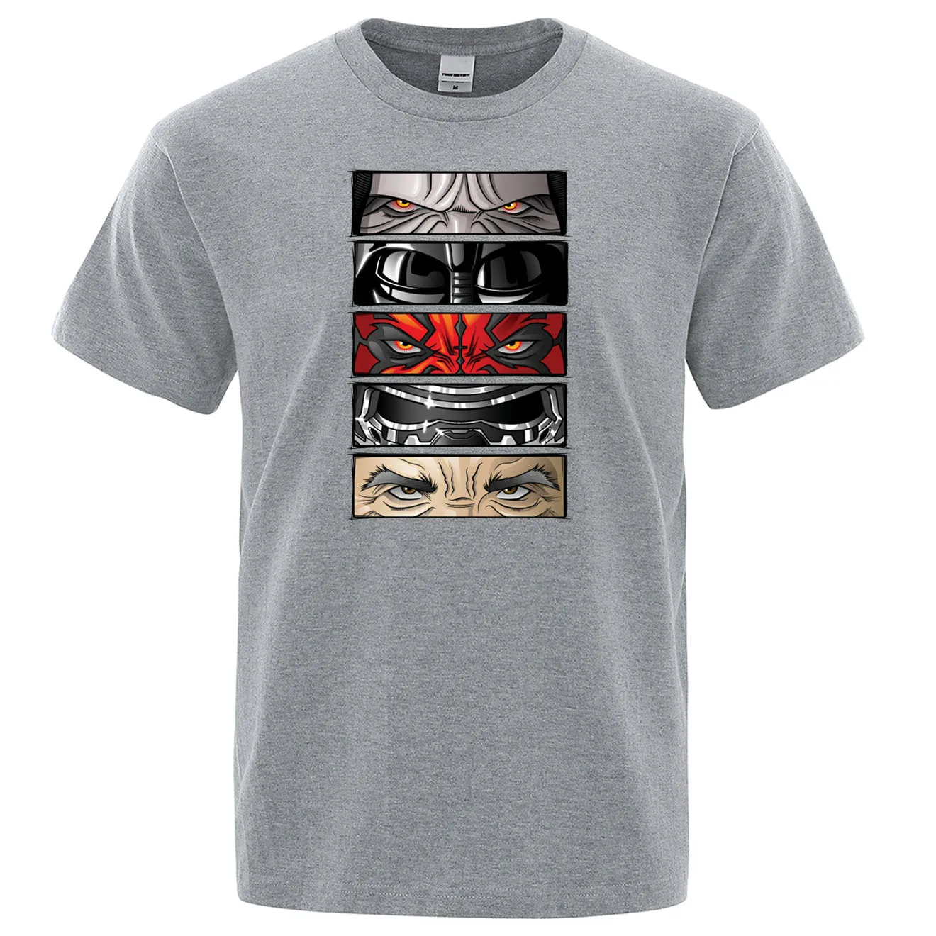 Футболка мужская с коротким рукавом и принтом глаза темных|Мужские футболки| |