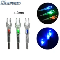 arrow nock led automatically illuminate for id4 2mm arrow easy to find at night outdoor compound bow hunting shooting