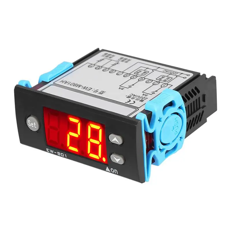 

EW-801AH LED Digital Temperature Controller Wall Hanging Thermostat Intelligent Temperature Regulator for Solar Water Heater