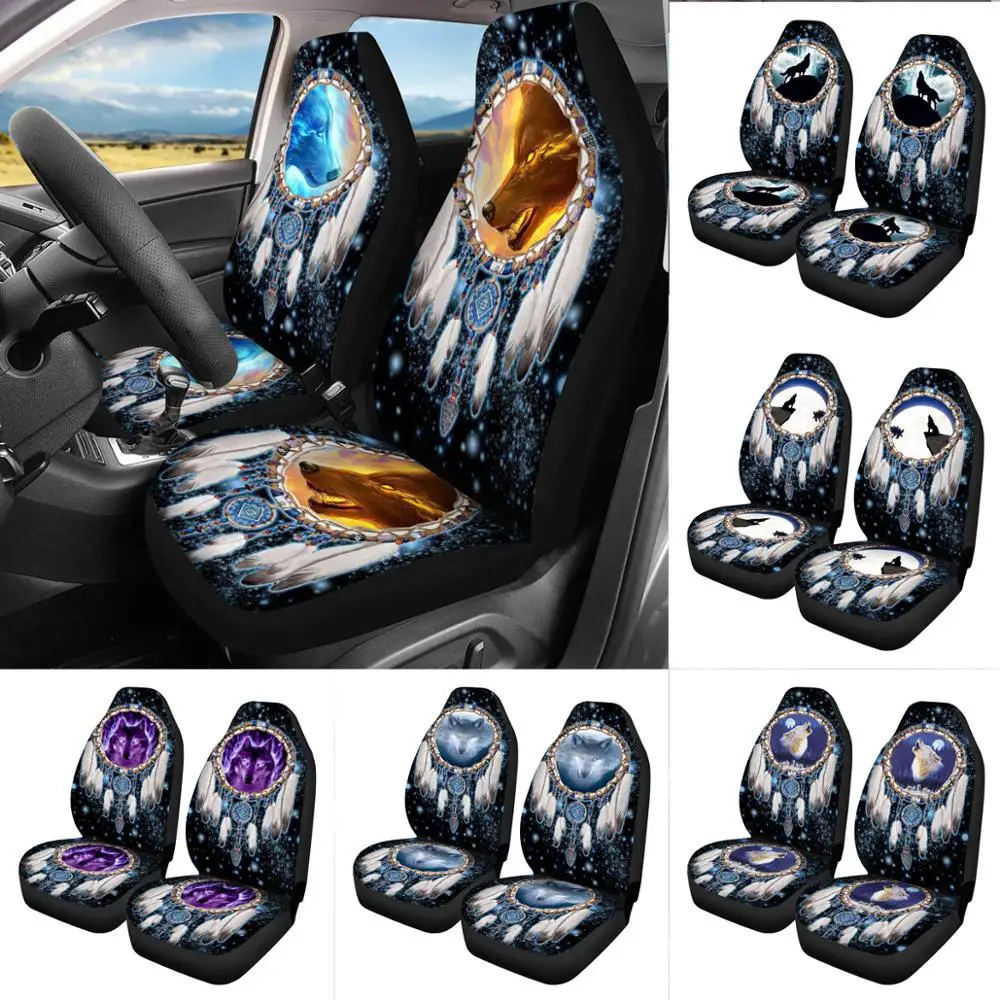 2 шт классный с космическим принтом и изображением волка в виде машины сиденья