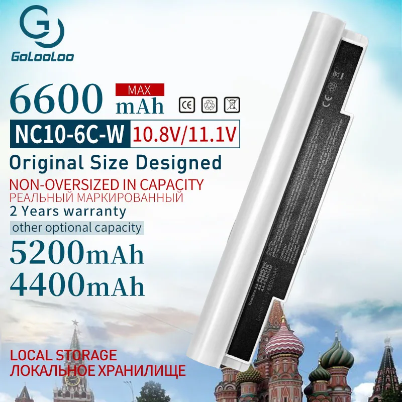 Аккумулятор для ноутбука 11 1 В 4400 мА/ч Samsung NC10/NC20/N110/N120/N120/NC10/NC20/N110/N120 с возможностью