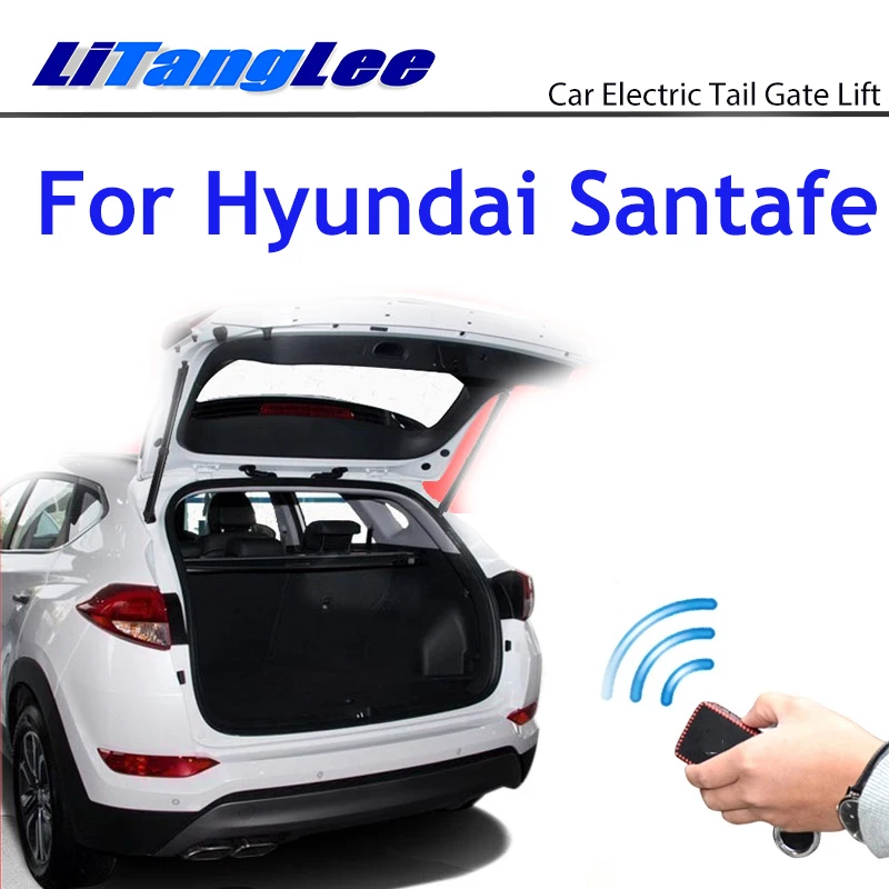 Система помощи при подъеме задней двери багажника для Hyundai Santafe TM 2019~2020, управляемая оригинальным бесключевым пультом управления, от компании LiTangLee.