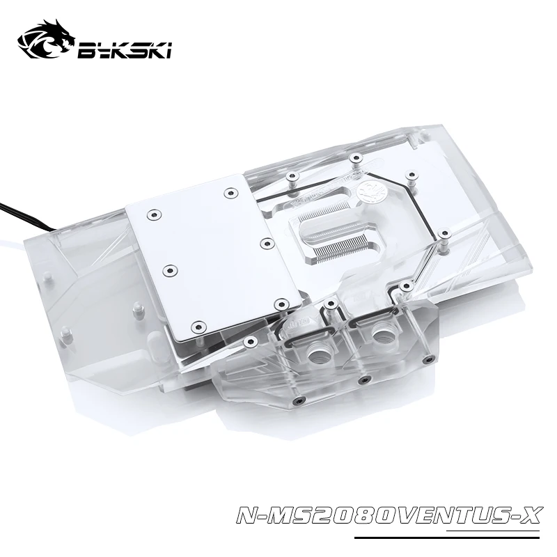 Bykski водяные охлаждающие блоки, совместимые MSI RTX2080 VENTUS 8G V2 RTX2070 Super 8G, блок GPU, поддержка управления mobo, N-MS2080VENTUS-X