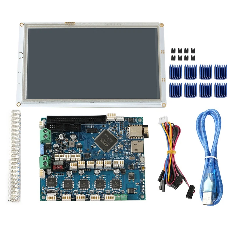 Clone Duet 2 Wifi V1.04 DuetWifi Advanced 32 Bit электронная материнская плата с 7 дюймовым встроенным