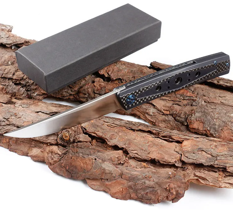 Складной Нож С флиппером и шарикоподшипником карманный клинок из углеродного