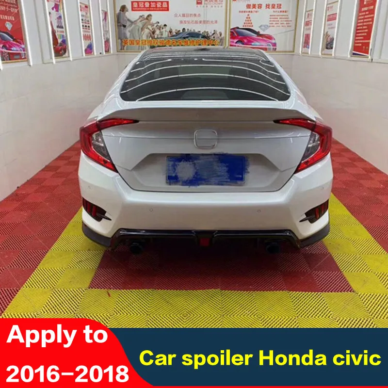 Используется для автомобильного спойлера Honda Civic 2016 2017 2018 высококачественный ФАП