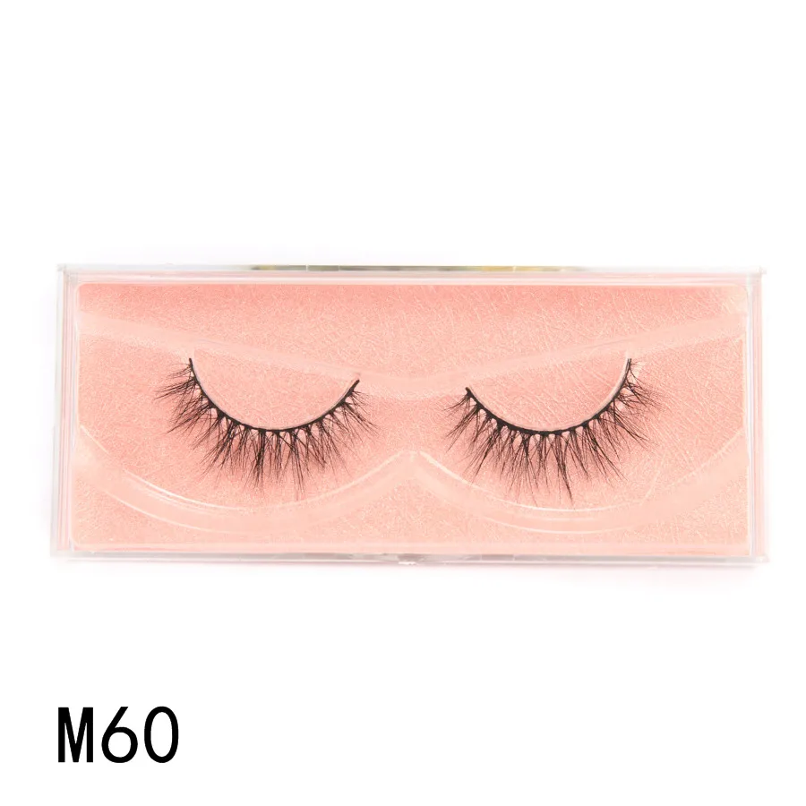 

Beeos 10/20/30/50Pairs 3D Faux Mink Hair False Eyelashes Fluffies Dramatic Natural Long Soft 100% Handmade 2020 New Arrive