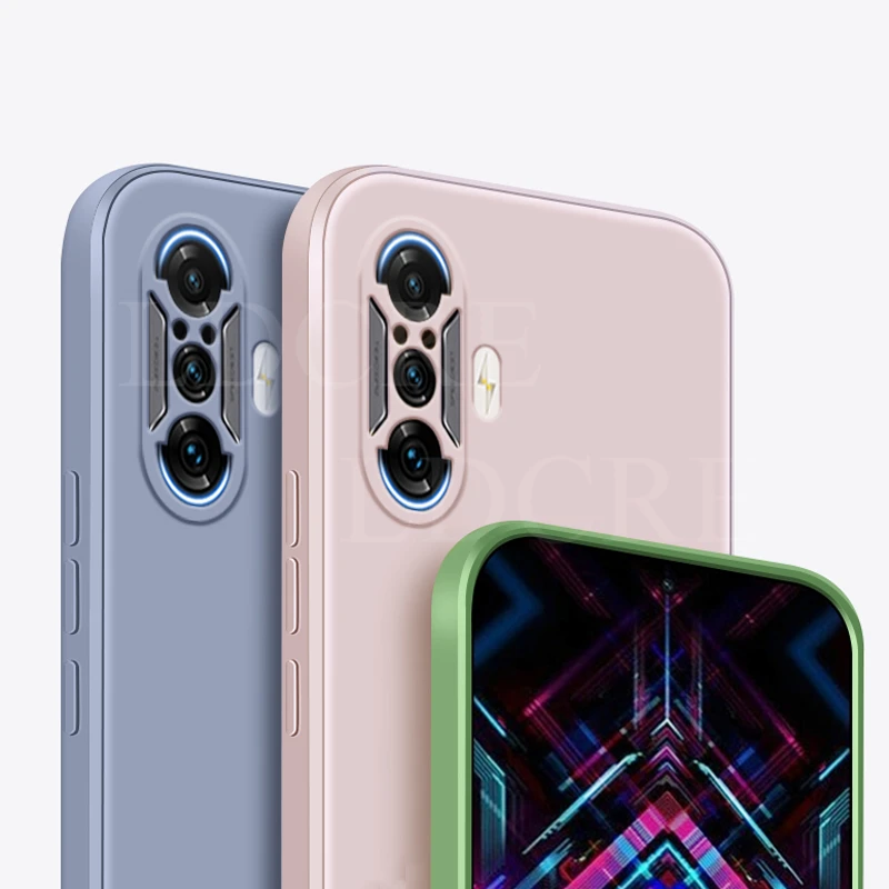 

For Xiaomi Redmi K40 Gaming Case Liquid Square Rubber Silicone Original Case For Redmi K40 Gaming Cover for Redmi K40 Gaming