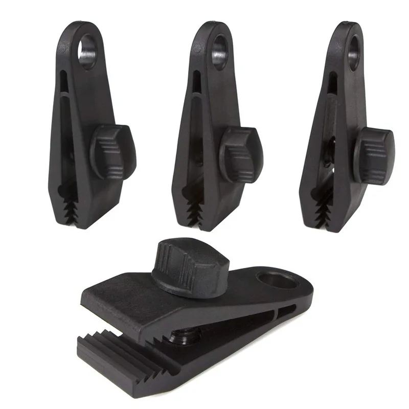 

1/5PCS Tent Canopy Tent Clip Outdoor Wind Rope Clamps Awning Reusable Tarpaulin Buckle Mountaineering Camping Accessories