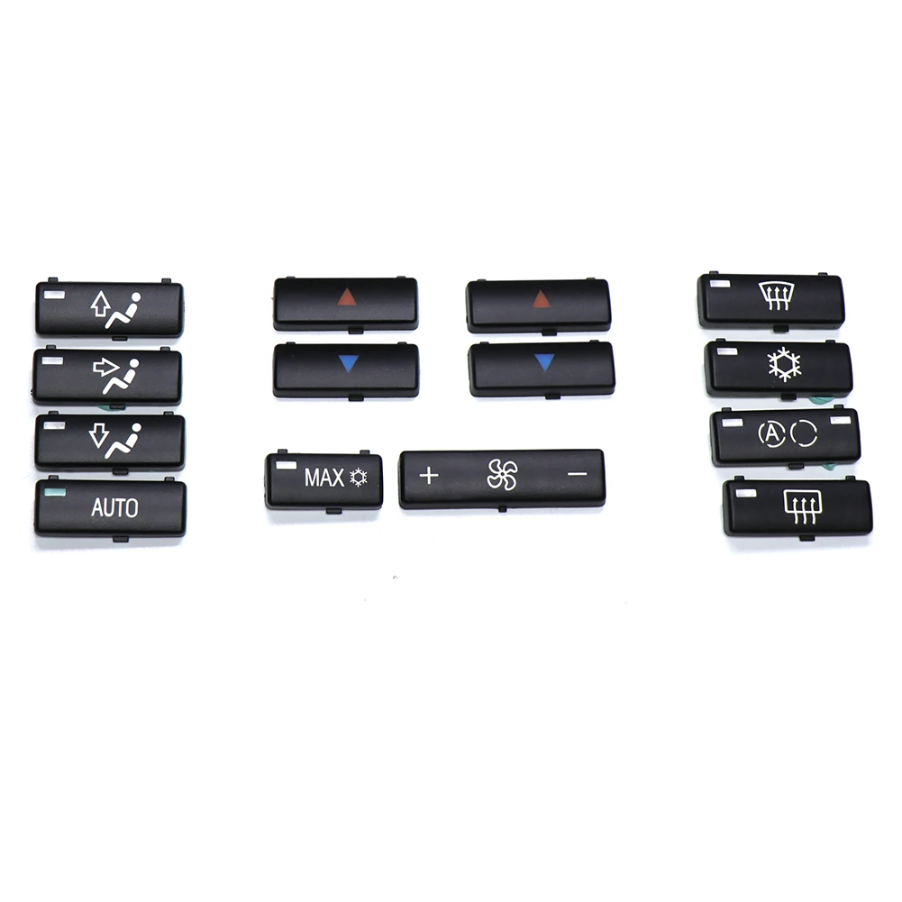 14 шт. накладки на кнопки кондиционера для BMW X5 E53 2006-1999 E39 2002-1996 | Автомобили и