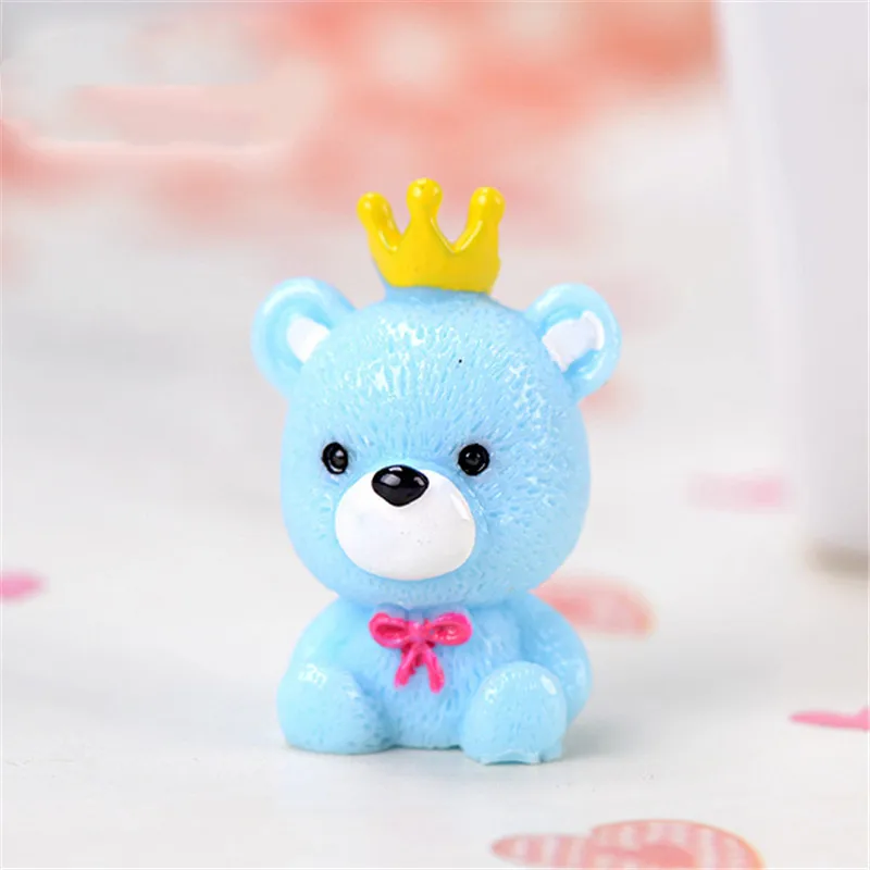 Моделирующие животные Корона медведь мультфильм аниме фигурка автомобиль торт