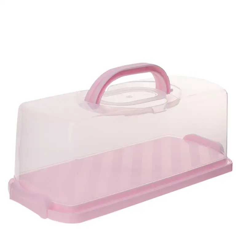 Коробка для прямоугольных тостов тортов портативная упаковка чехол хранения