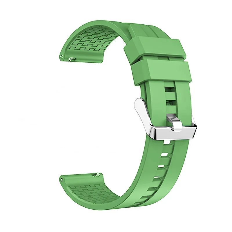 mint green PCTC силиконовый ремешок для huawei Watch GT Active/Элегантный ремешок для huawei Honor Magic Smart Защитная пленка для часов пленка - Цвет: mint green