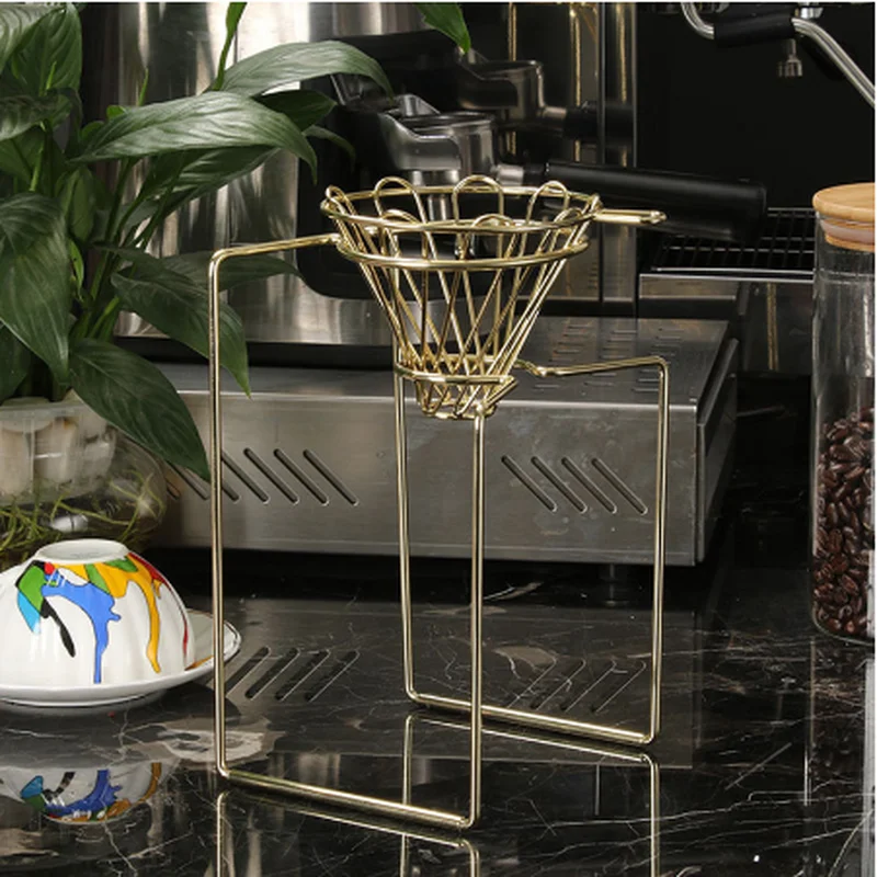 

Coffee Filters Coffee Maker Dripper Geometric, Reusable Pour Over Coffee Filter Stand,Permanent Filter Basket WF107