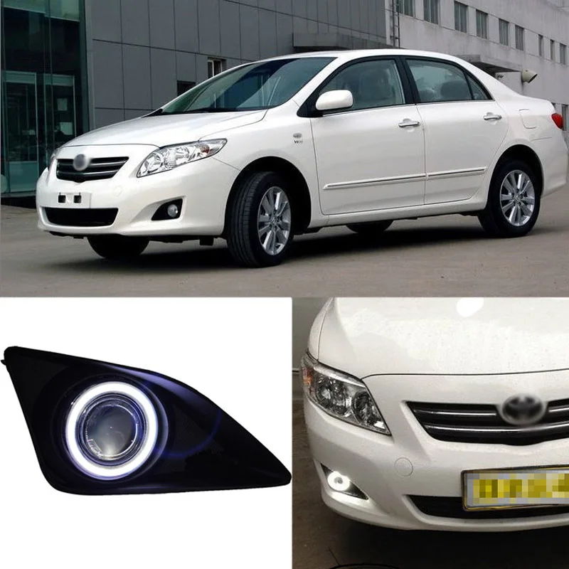 

Superb LED Bulbs COB Fog Lights Source Angel Eye Bumper Cover Fit For Toyota Corolla 2007-2009