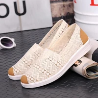 2021 summer autumn flat shoes woman comfortable casual flats womens shoes leisure hollow breathable women shoes size 36 40