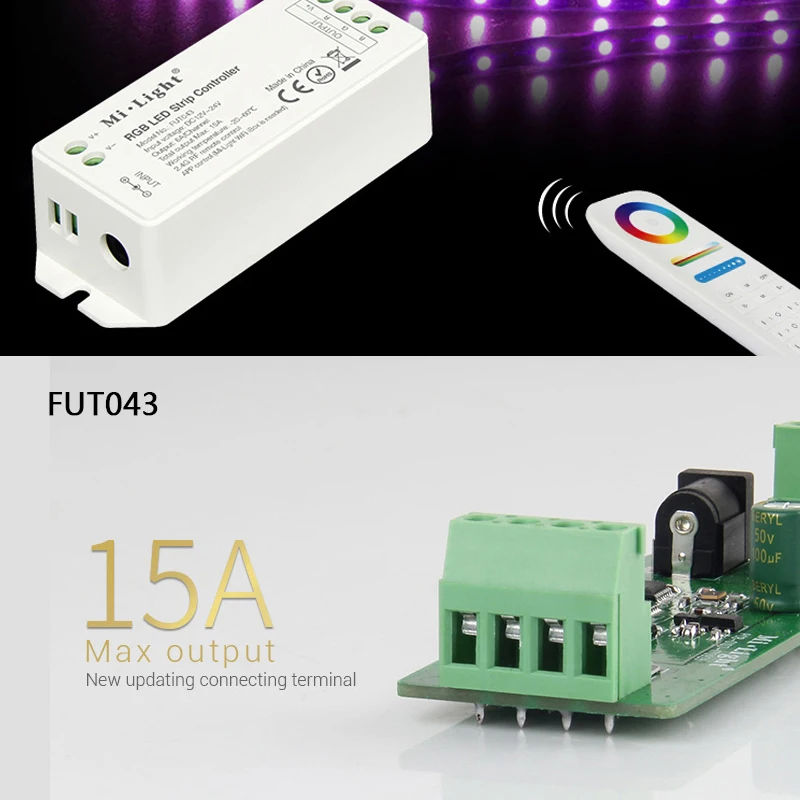 MiBOXER 2 4G Беспроводной RGB/RGBW/RGB + CCT Светодиодные ленты контроллер WI FI Смарт Панель
