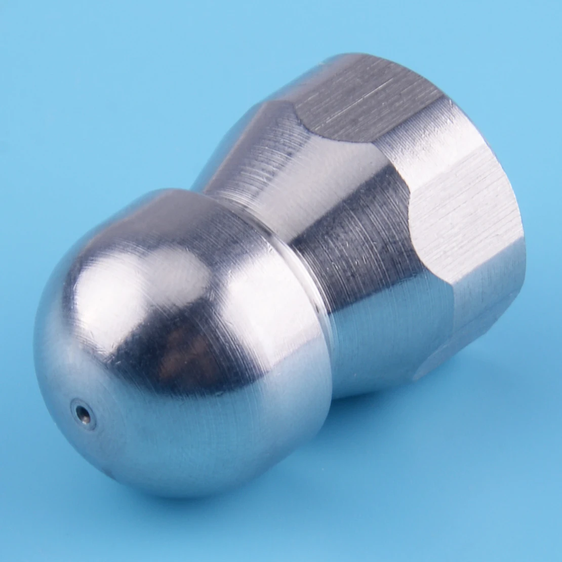

3/8" F Pressure Washer Drain Sewer Cleaning Pipe Jetter Rotary Nozzle with 4 Spray Holes Machine