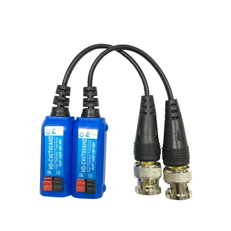 800C для 2MP 3MP 4MP 200M(660ft) диапазон HD CVI/AHD/TVI Twisted BNC CCTV пассивные трансиверы Cat5 UTP Video Balun |