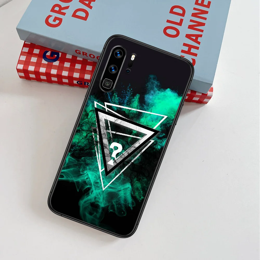 

Guess Fashion Luxury Brand Phone Case For Huawei P Mate Smart 10 20 30 40 Lite Z 2019 Pro black Shell Fashion Hoesjes Luxury