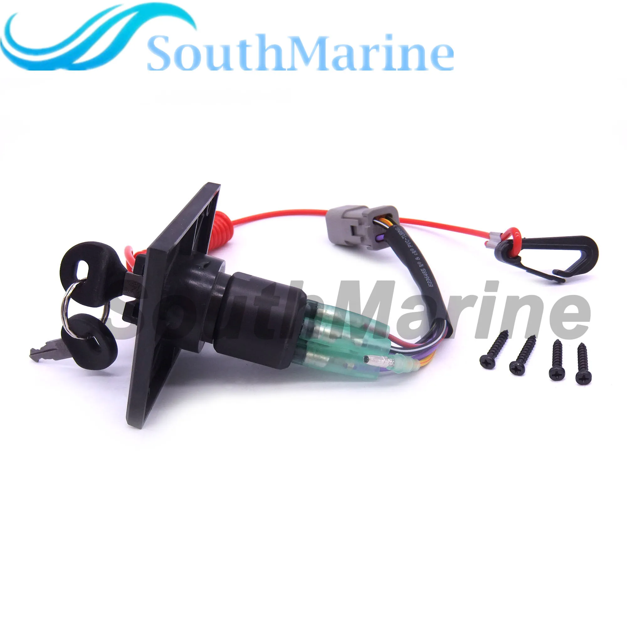 176408 0176408 Single Engine Ignition Starter Cut Off Switch With Keys for Johnson BRP Evinrude Outbound Engine