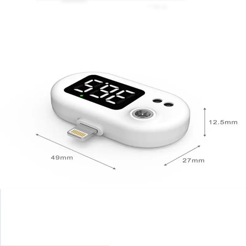 

New Mobile Phone USB Smart Thermometer Non-contact Infrared Thermometer Electronic Thermometer LCD Display For IPhone/Android