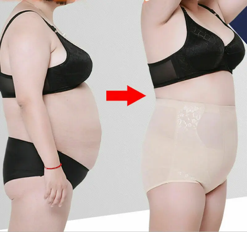 Для женщин для похудения Body Shaper контроль животика Штаны с высокой посадкой