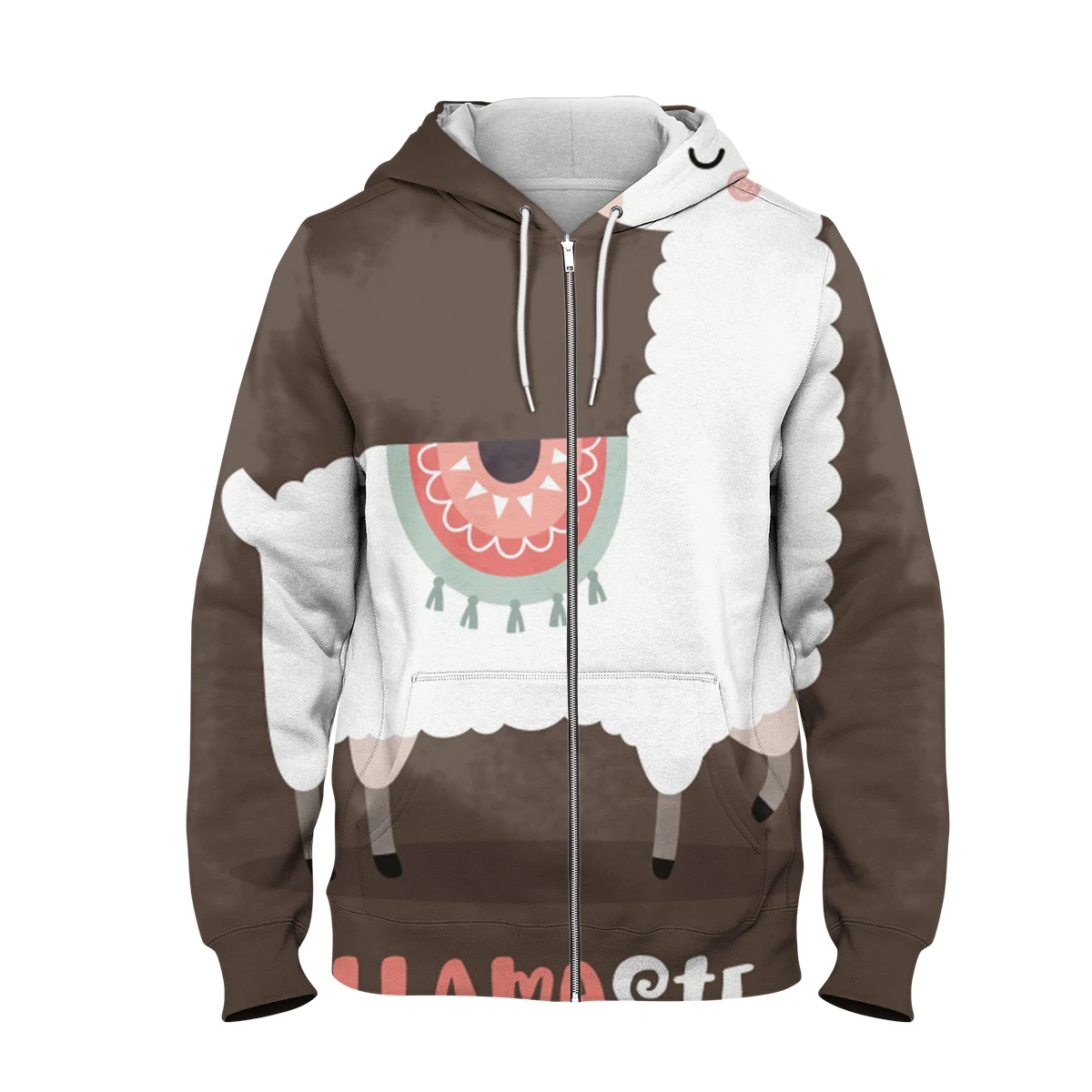 

3D printing Alpaca print hoodie sweatshirt shirt male sweatshirt male customer design sweatshirt male plus size WY151